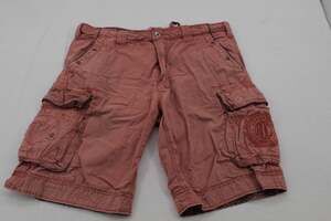 Republic of Couture ROC Men's Orange Cargo Shorts